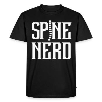 physiotherapy - Men's Premium Organic T-Shirt - black - Front - Nico (187cm)