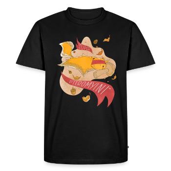 Écureuil volant écureuil volant écureuil volant - T-shirt Premium bio Homme - noir - Devant - Nico (187cm)