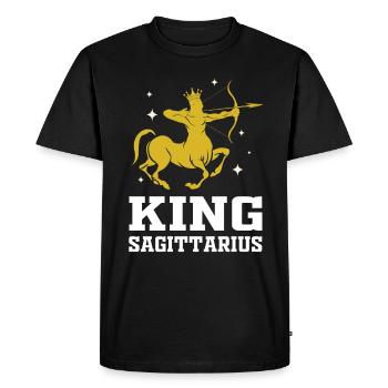 Tireurs Signes du zodiaque - T-shirt Premium bio Homme - noir - Devant - Nico (187cm)
