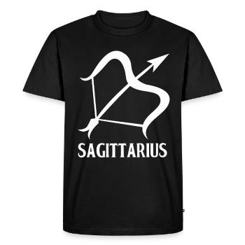 Tireurs Signes du zodiaque - T-shirt Premium bio Homme - noir - Devant - Nico (187cm)