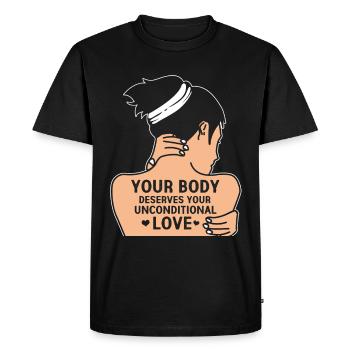 Dépression Dépressif Psychés thérapie bipolaire - T-shirt Premium bio Homme - noir - Devant - Nico (187cm)