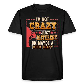 Amusants escalade de montagne sport sentence cadeau Geek - T-shirt Premium bio Homme - noir - Devant - Nico (187cm)