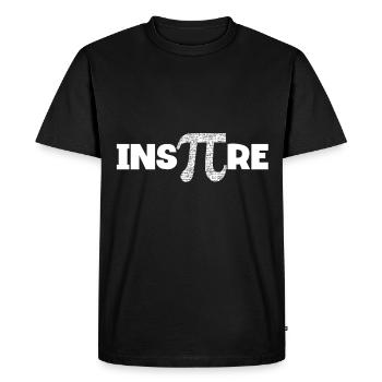 Ins-pi-re Happy Pi Day Mathematic Math Geek - T-shirt Premium bio Homme - noir - Devant - Nico (187cm)
