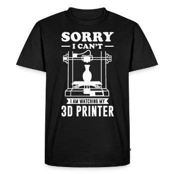 Imprimante 3D Machine d’impression Technologie Technologie Hobby - T-shirt Premium bio Homme - noir - Devant - Nico (187cm)