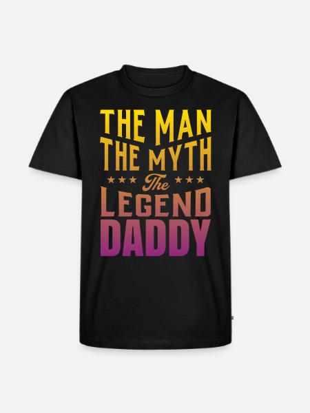Father’s Day - Men's Premium Organic T-Shirt - black