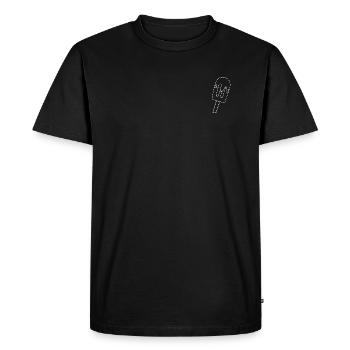 Popsicles - Men's Premium Organic T-Shirt - black - Front - Nico (187cm)