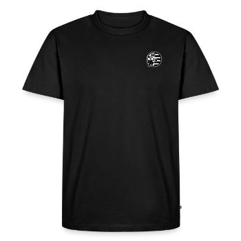 BZH Rider (avec fond) - T-shirt Premium bio Homme - noir - Devant - Nico (187cm)