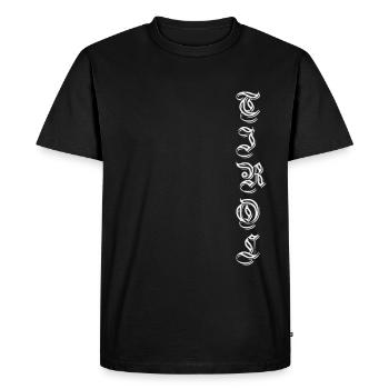 Tirol - T-shirt Premium bio Homme - noir - Devant - Nico (187cm)