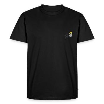 Gorille Atteignant Banane Dans Fausse Poche Drôle - T-shirt Premium bio Homme - noir - Devant - Nico (187cm)
