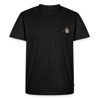 Abeille Cherchant Fleur Dans Votre Fausse Poche Drôle - T-shirt Premium bio Homme - noir - Devant - Nico (187cm)