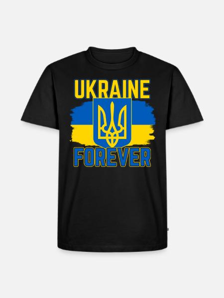 Ukraine - Men's Premium Organic T-Shirt - black