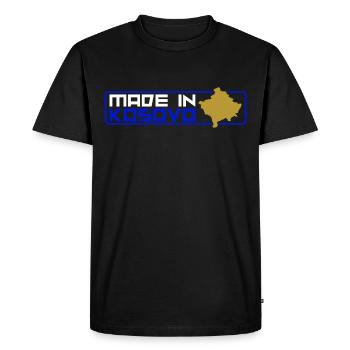 Pays d'origine du Kosovo Kosovare Kosova Albanie - T-shirt Premium bio Homme - noir - Devant - Nico (187cm)