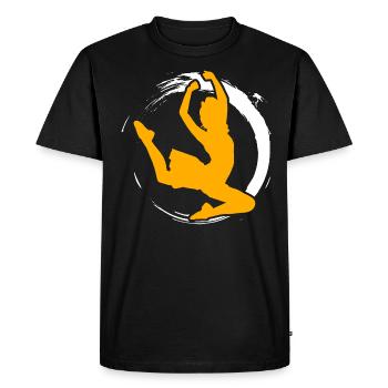 danse - T-shirt Premium bio Homme - noir - Devant - Nico (187cm)