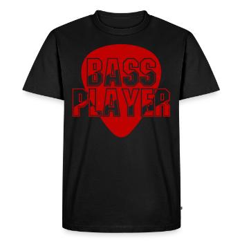 basse - T-shirt Premium bio Homme - noir - Devant - Nico (187cm)