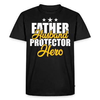 Father's Day Daddy Daddy's favorite Superdad Big daddy - Men's Premium Organic T-Shirt - black - Front - Nico (187cm)