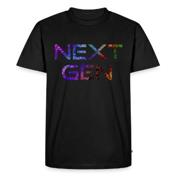 NEXT GEN - Men's Premium Organic T-Shirt - black - Front - Nico (187cm)