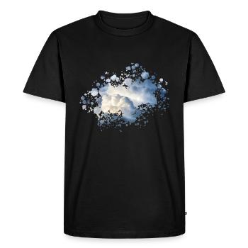 Splash - T-shirt Premium bio Homme - noir - Devant - Nico (187cm)