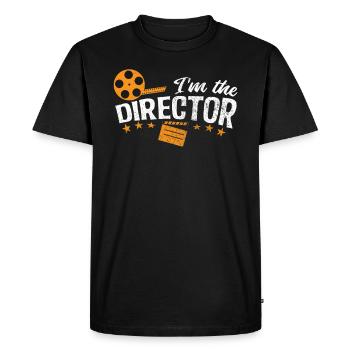 Retro camera - Men's Premium Organic T-Shirt - black - Front - Nico (187cm)