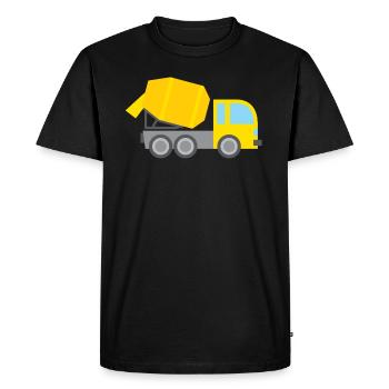 Concrete Mixer Truck Driver - Men's Premium Organic T-Shirt - black - Front - Nico (187cm)