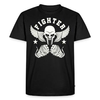 MMA FIGHTER - T-shirt Premium bio Homme - noir - Devant - Nico (187cm)