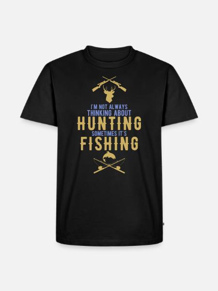 Hunting and fishing - Men's Premium Organic T-Shirt - black