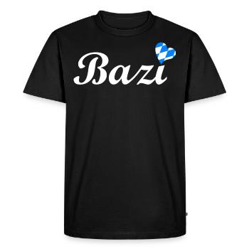 Le dialecte BAZI de Bavière est idéal pour l' - T-shirt Premium bio Homme - noir - Devant - Nico (187cm)