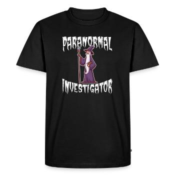 Enquêteur Paranormal - T-shirt Premium bio Homme - noir - Devant - Nico (187cm)