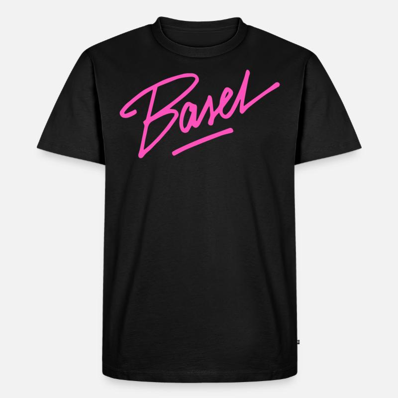 Basel - Männer Premium Bio T-Shirt - Schwarz