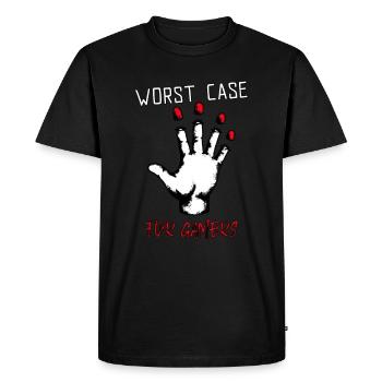 Le pire des cas pour les joueurs - la pire chose au jeu - T-shirt Premium bio Homme - noir - Devant - Nico (187cm)