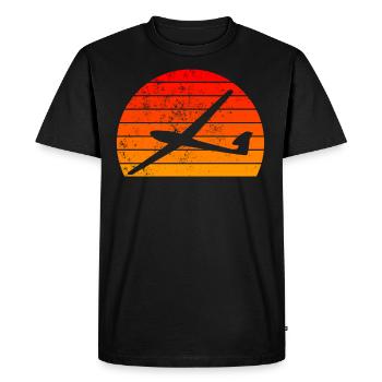 Gliding Glider Gliding Gliding - Men's Premium Organic T-Shirt - black - Front - Nico (187cm)