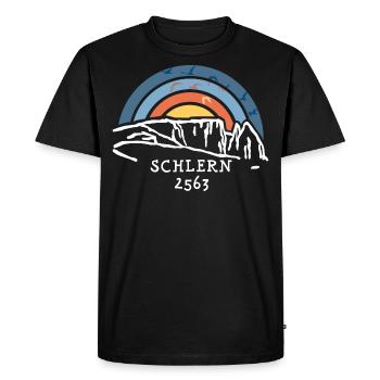 Sciliar Sciliar Dolomites Italy Hiking South Tyrol - Men's Premium Organic T-Shirt - black - Front - Nico (187cm)