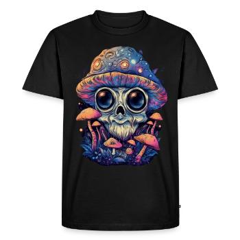 Bouffon Trippy - T-shirt Premium bio Homme - noir - Devant - Nico (187cm)
