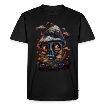 Bouffon Trippy - T-shirt Premium bio Homme - noir - Devant - Nico (187cm)