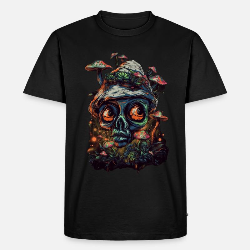 Trippy Goblin - Männer Premium Bio T-Shirt - Schwarz