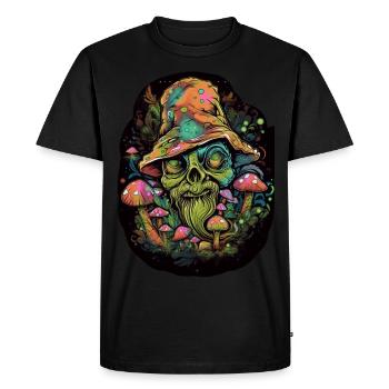 Bouffon Trippy - T-shirt Premium bio Homme - noir - Devant - Nico (187cm)