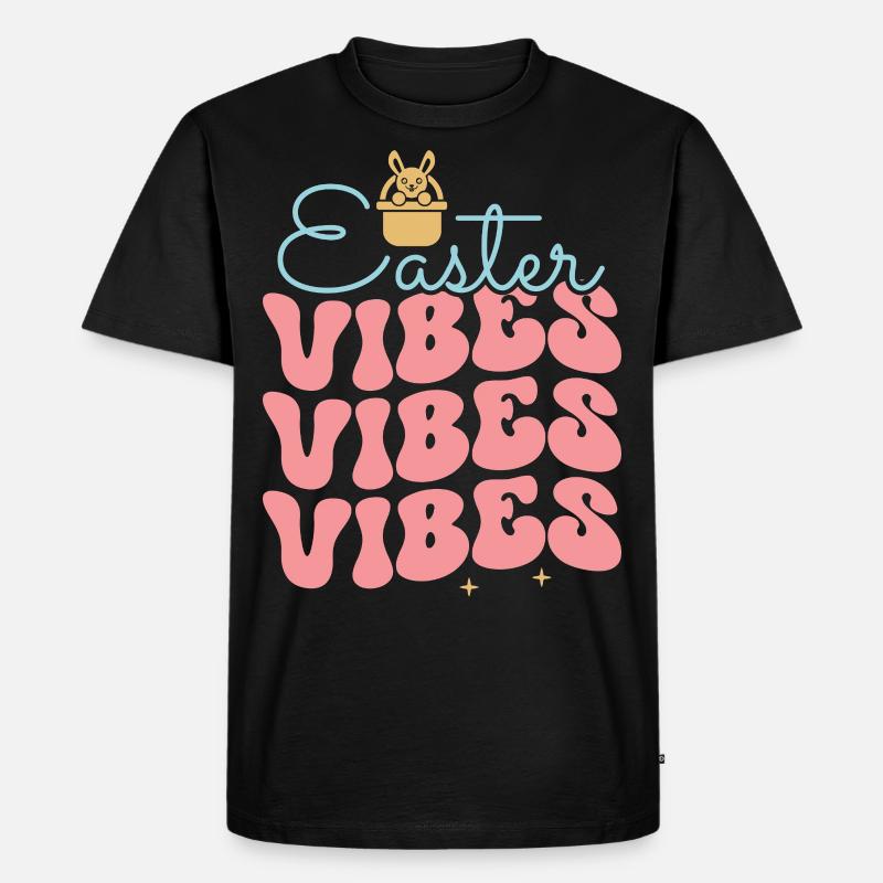 Ostern - Männer Premium Bio T-Shirt - Schwarz