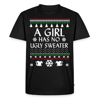 Cool dire laid de Noël - T-shirt Premium bio Homme - noir - Devant - Nico (187cm)