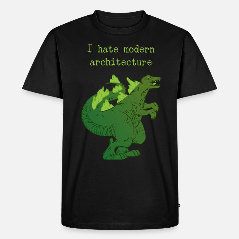 Monster - Männer Premium Bio T-Shirt - Schwarz