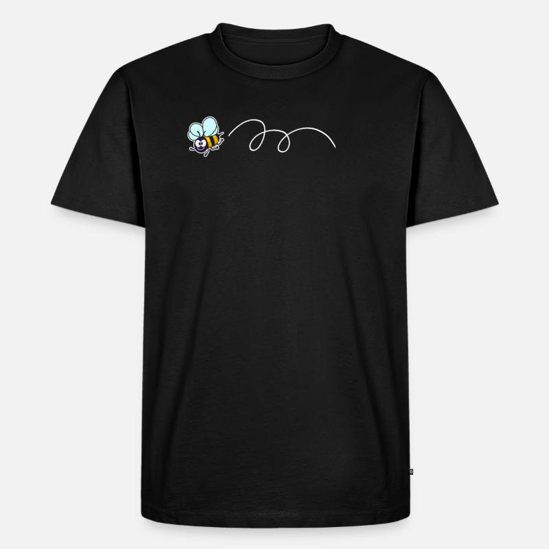 Bee beekeeper bee apiary - Men's Premium Organic T-Shirt - black