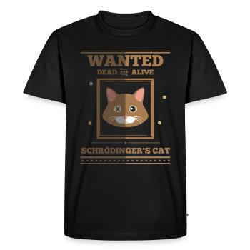 Schroedinger’s Cat I Funny Dead and Alive - T-shirt Premium bio Homme - noir - Devant - Nico (187cm)