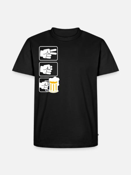 blockedName - Männer Premium Bio T-Shirt - Schwarz