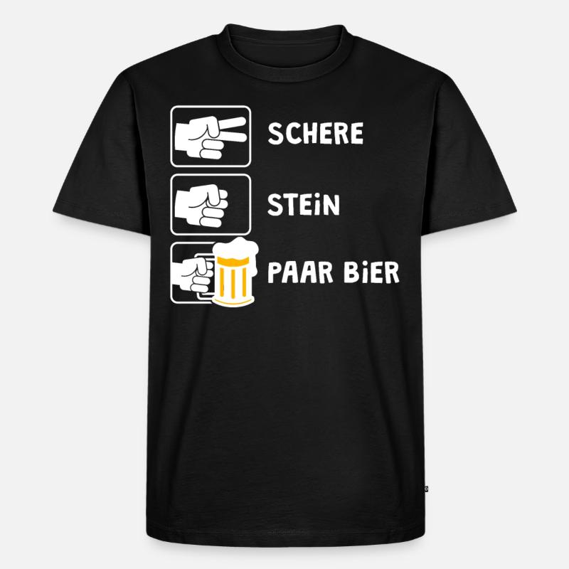 blockedName - Männer Premium Bio T-Shirt - Schwarz