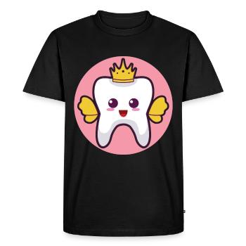 Dent fée Costume cadeau mignon pour la dent litte - T-shirt Premium bio Homme - noir - Devant - Nico (187cm)