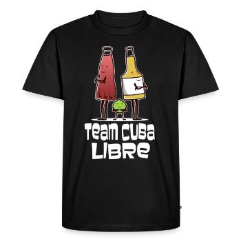Cocktail Team Cuba Libre - T-shirt Premium bio Homme - noir - Devant - Nico (187cm)