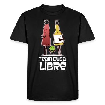Cocktail Team Cuba Libre - T-shirt Premium bio Homme - noir - Devant - Nico (187cm)