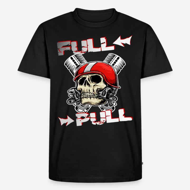 Tractor pulling - Men's Premium Organic T-Shirt - black