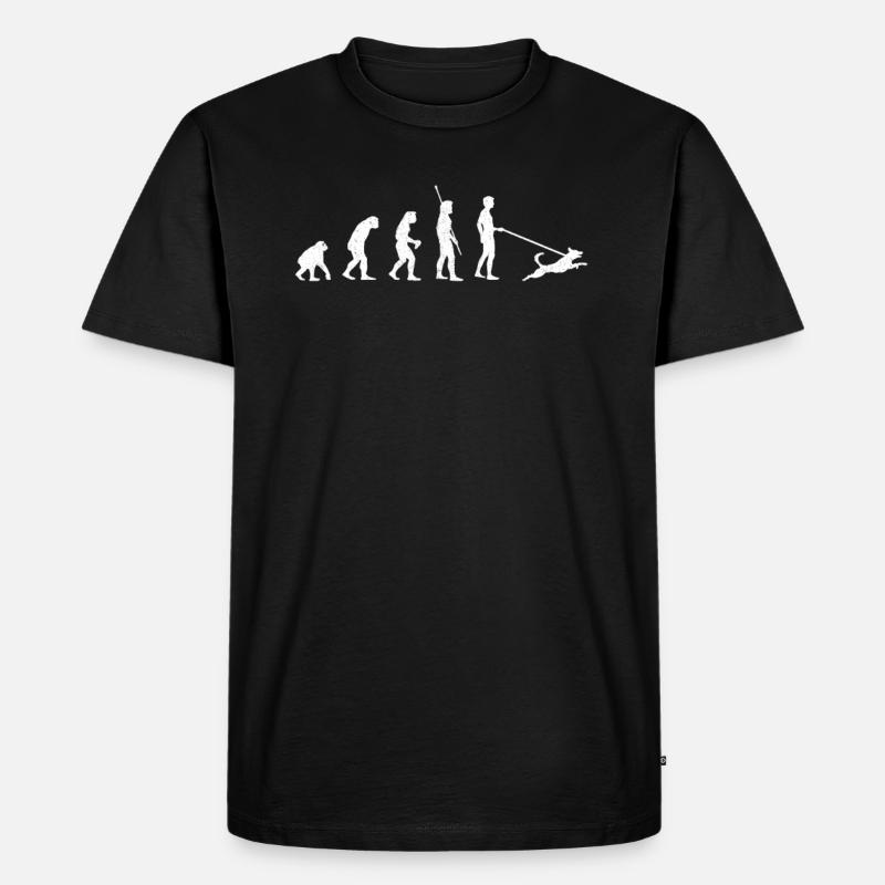Promeneur de chien Evolution - T-shirt Premium bio Homme - noir