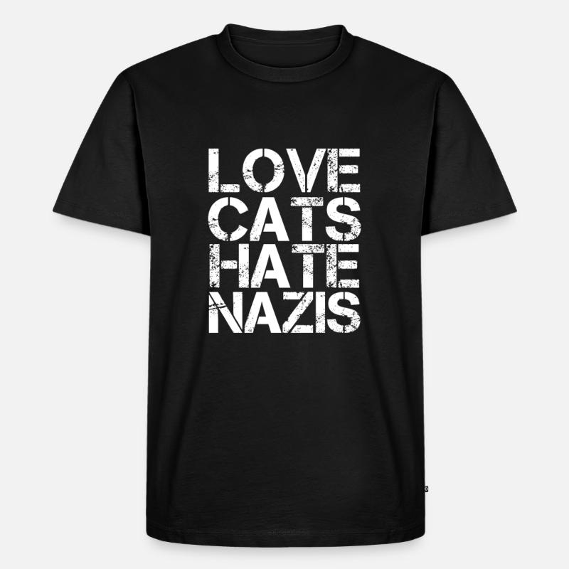 Antirassismus - Männer Premium Bio T-Shirt - Schwarz