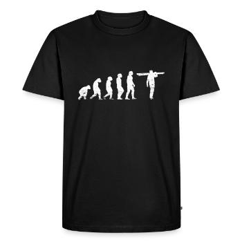 Charpentier charpentier menuisiers artisans - T-shirt Premium bio Homme - noir - Devant - Nico (187cm)