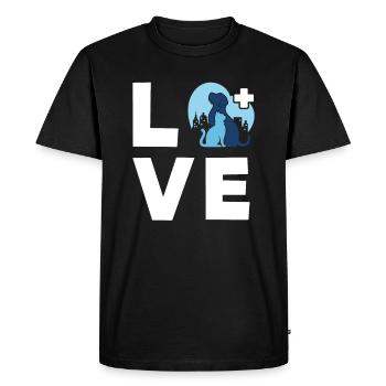 Vet Vet Nurse Vet Nurse Gift - Men's Premium Organic T-Shirt - black - Front - Nico (187cm)